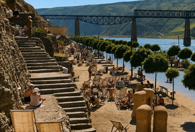 Plaża w Zaleszczykach 