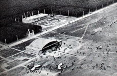 Lotnisko w Świdniku widziane z lotu ptaka.