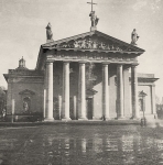 Katedra świętego Stanisława Biskupa i świętego Władysława w Wilnie na placu teatralnym.