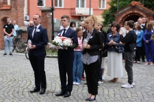 Przedstawiciele ISW w trakcie uroczystości