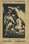 Okładka książki "Powstanie Sierpniowe" Zygmunta Zaremby wykonana przez Mariana Walentynowicza.