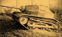 Tankietka z nowym typem karabinu