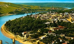 Zaleszczyki z lotu ptaka