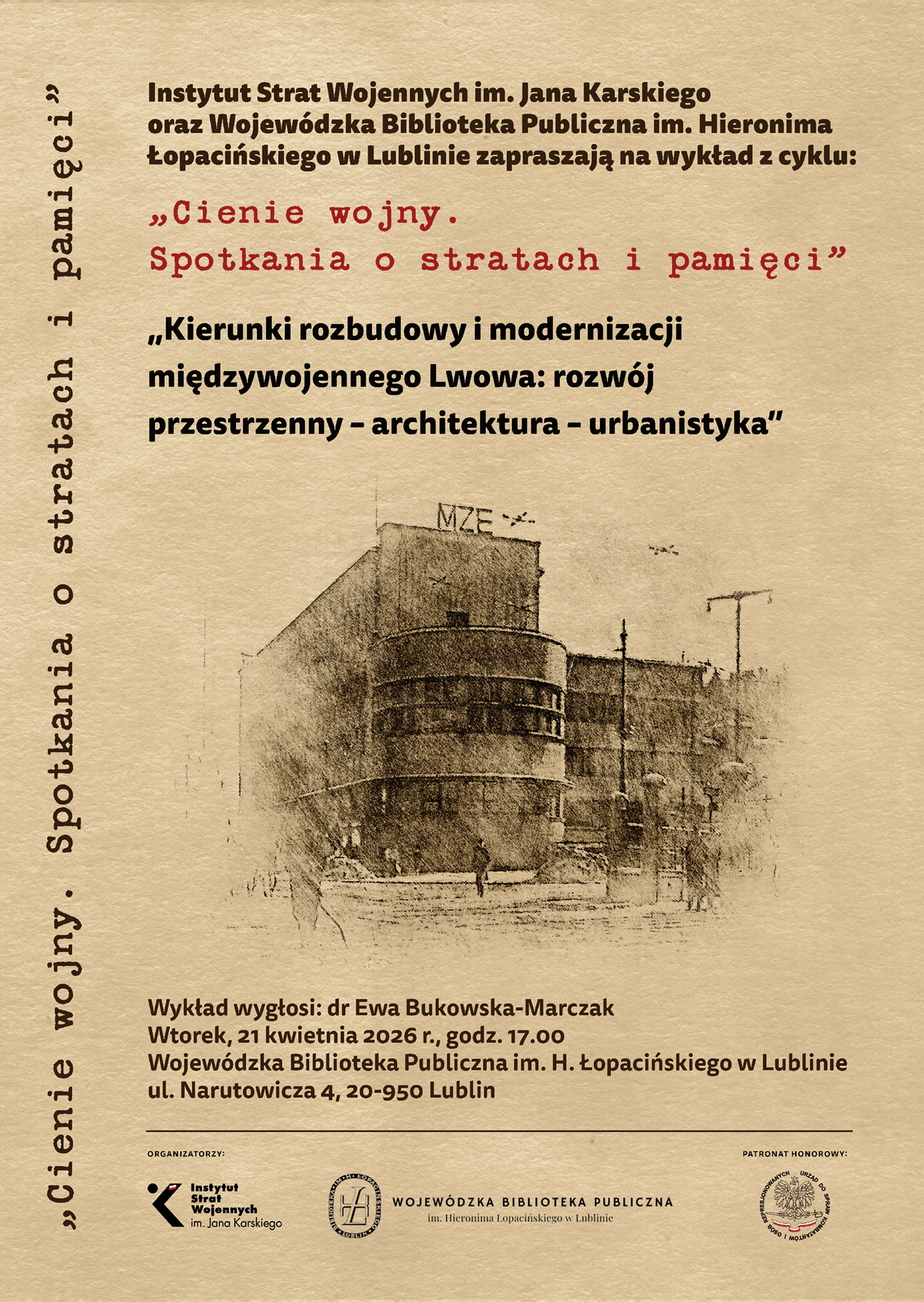 Cienie Wojny o architekturze przedwojennego Lwowa 1