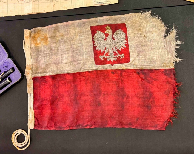 Bandera ORP Admirał Sierpinek