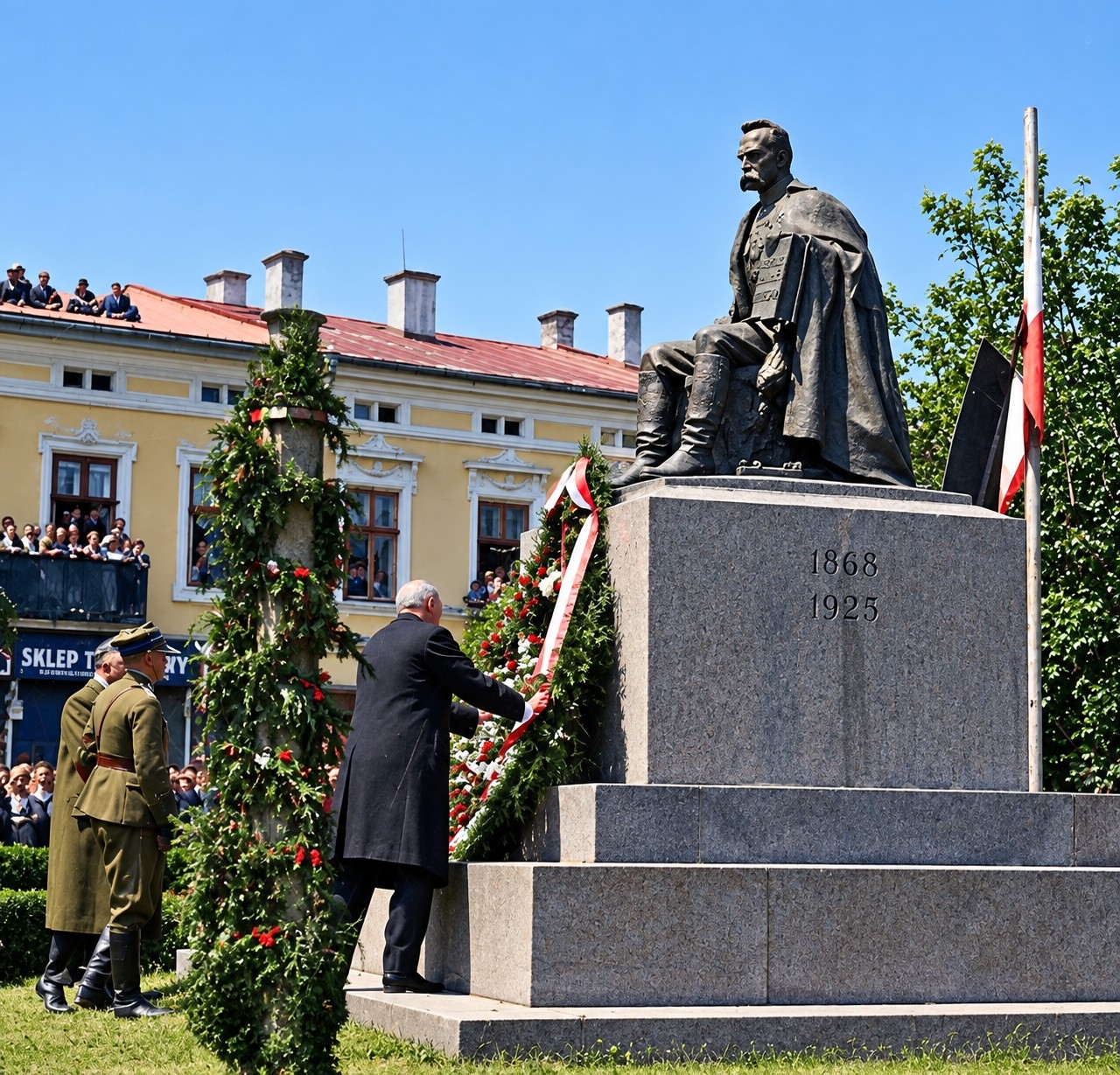 Pomnik Józefa Piłsudskiego w Kołomyi 1